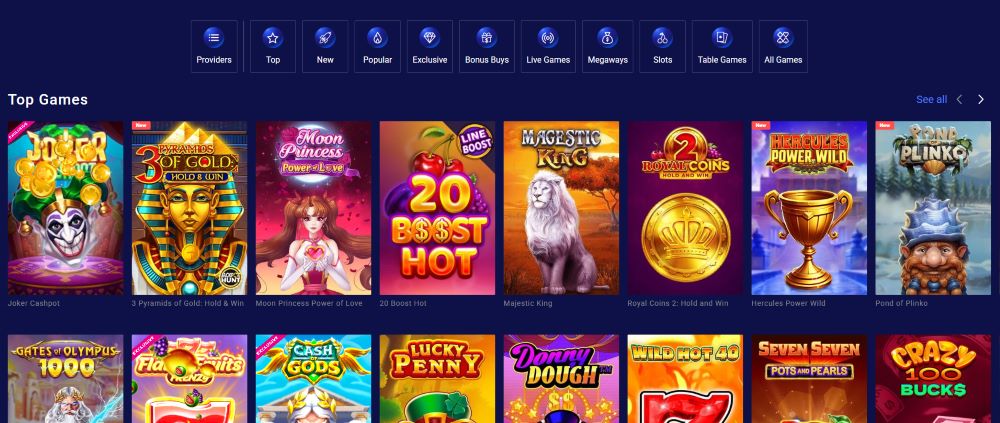 Frumzi Casino Games